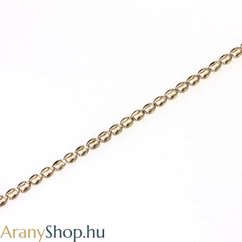 14 karátos arany bokalánc 23-24.5cm-es (állítható)
