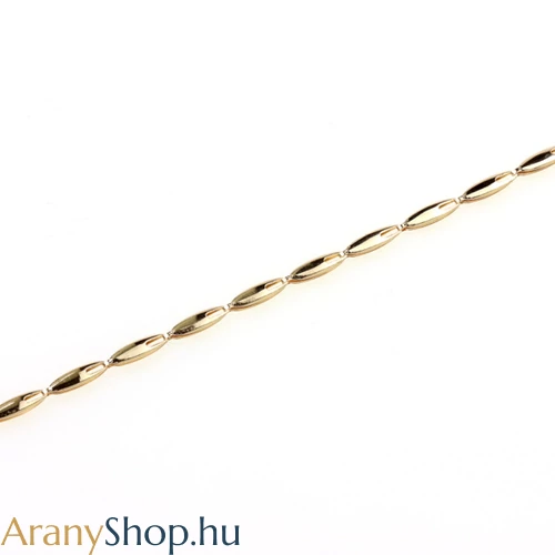 14 karátos arany bokalánc 23-25cm-es (állítható)