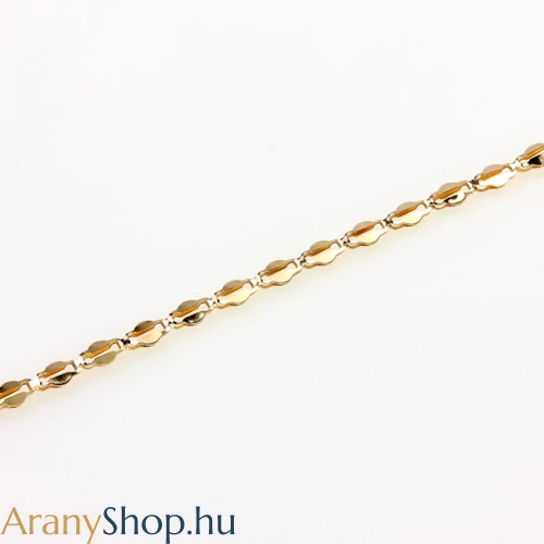 14 karátos arany bokalánc 23-25cm-es (állítható)