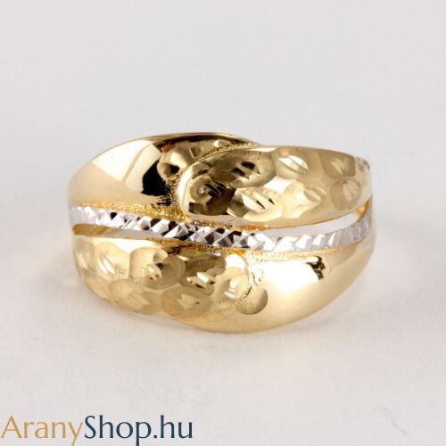 14 karátos arany női gyűrű
