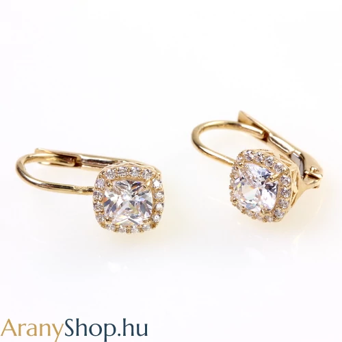 14karátos arany patentzáras fülbevaló