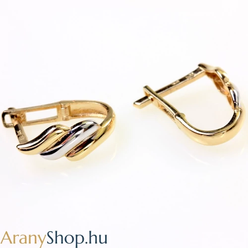 14karátos arany franciazáras fülbevaló