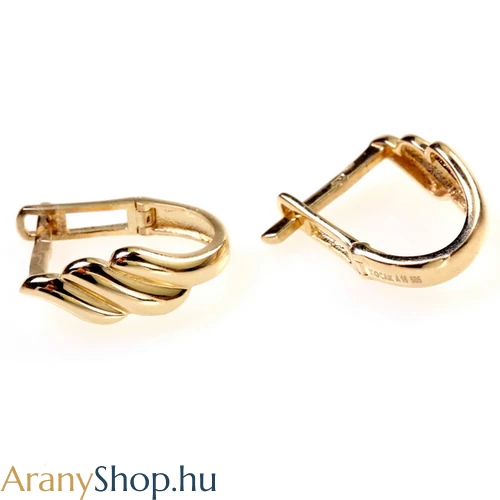 14karátos arany franciazáras fülbevaló