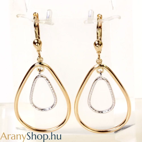 14karátos arany csüngős fülbevaló