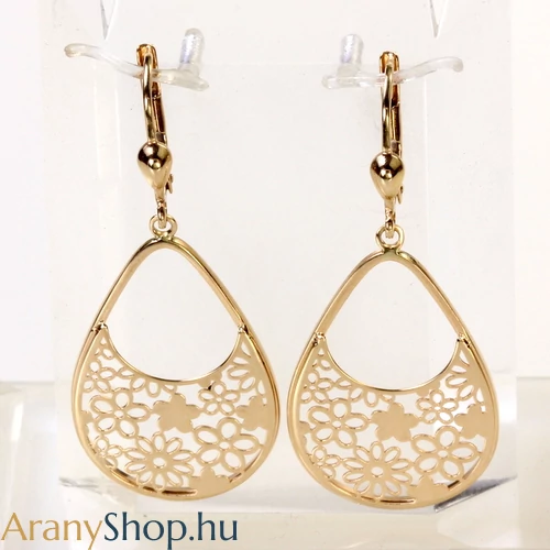 14karátos arany csüngős fülbevaló