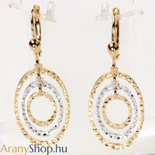 14karátos arany csüngős fülbevaló