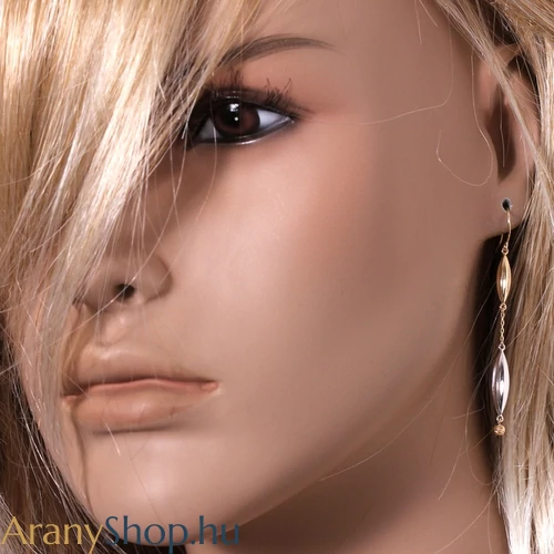 14karátos arany csüngős fülbevaló