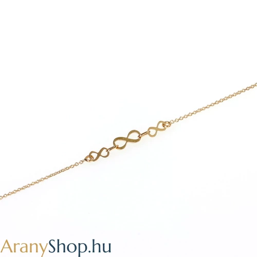 14k arany bokalánc 24 cm - 26 cm-es (állítható)