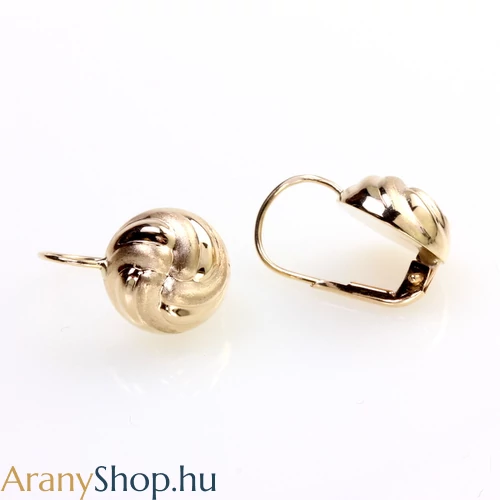 14karátos arany patentzáras fülbevaló