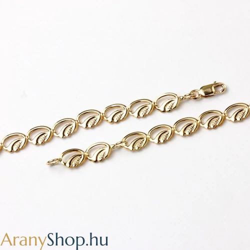 14k arany bokalánc 23.5 cm - 25.5 cm-es (állítható)