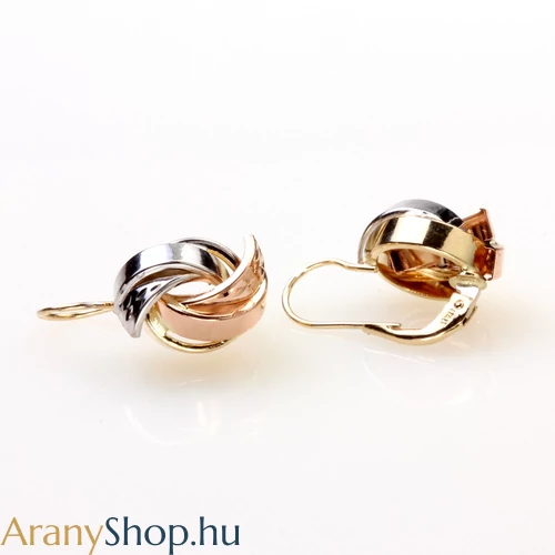 14karátos arany patentzáras fülbevaló