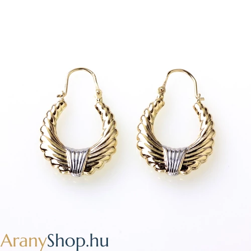 14karátos arany kreola fülbevaló