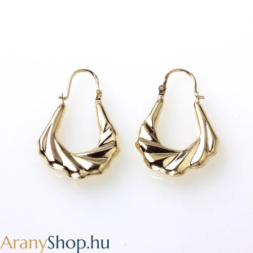 14karátos arany kreola fülbevaló
