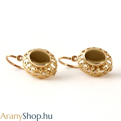 14 karátos arany fülbevaló