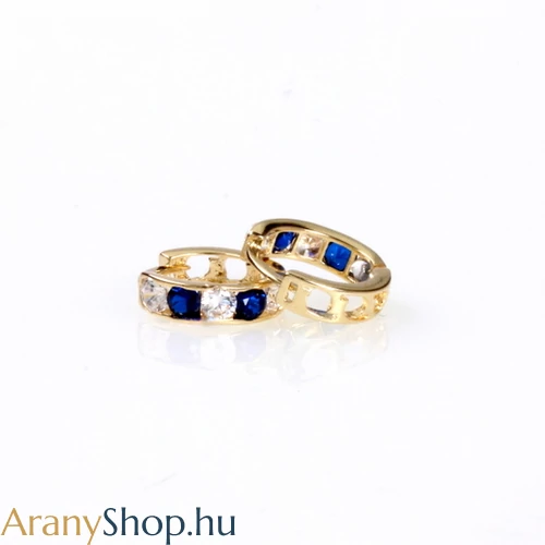 14k arany baba karika fülbevaló 10.5 mm-es