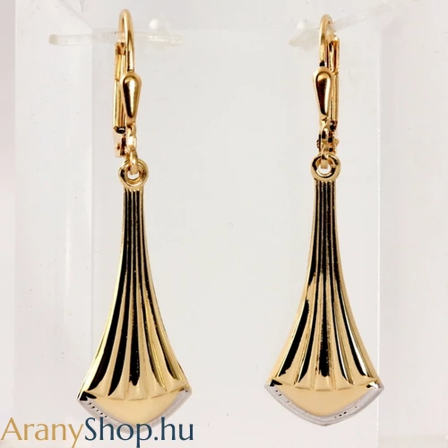 14 karátos arany csüngős fülbevaló