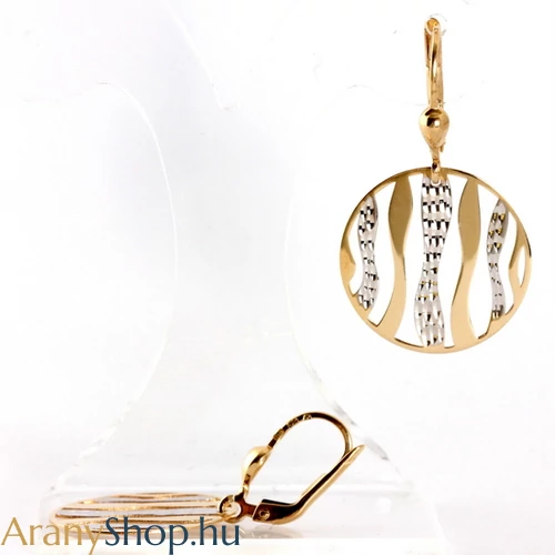 14 karátos arany csüngős fülbevaló