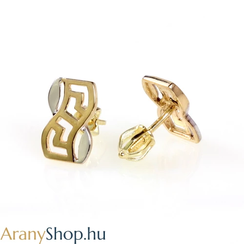 14karátos arany stekkeres fülbevaló
